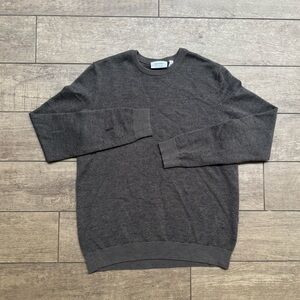 Calvin Klein Slim Wool blend Sweater - Taupe